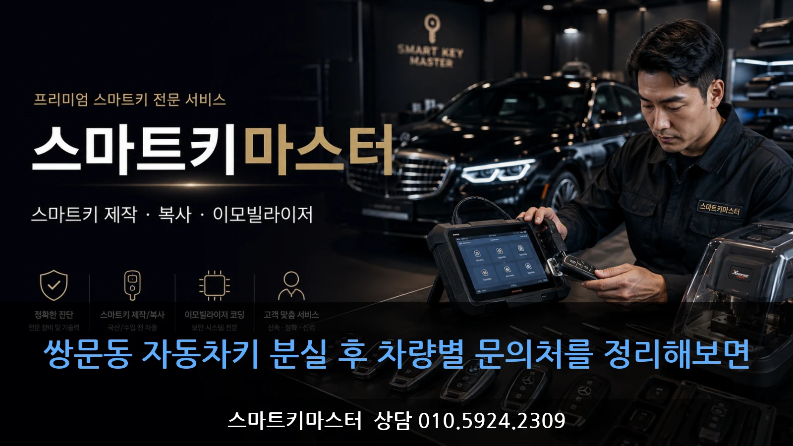 쌍문동 자동차키 분실 후 차량별 문의처를 정리해보면
