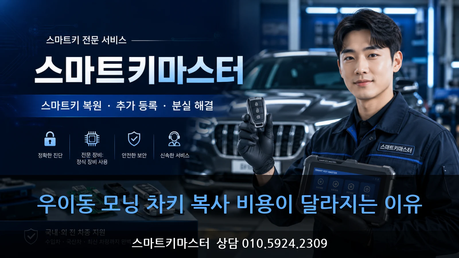 우이동 모닝 차키 복사 비용이 달라지는 이유
