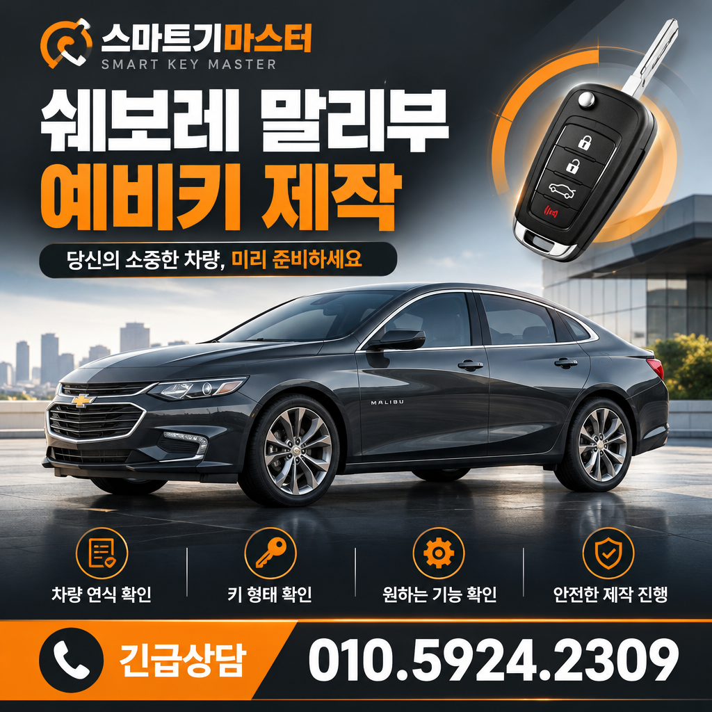 쉐보레 말리부 예비키 준비