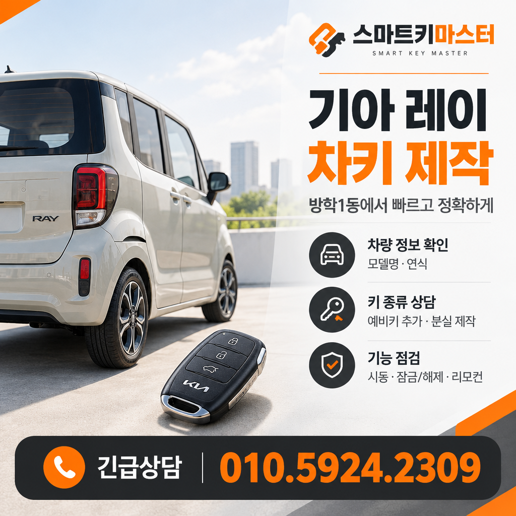 방학1동 레이 예비키제작
